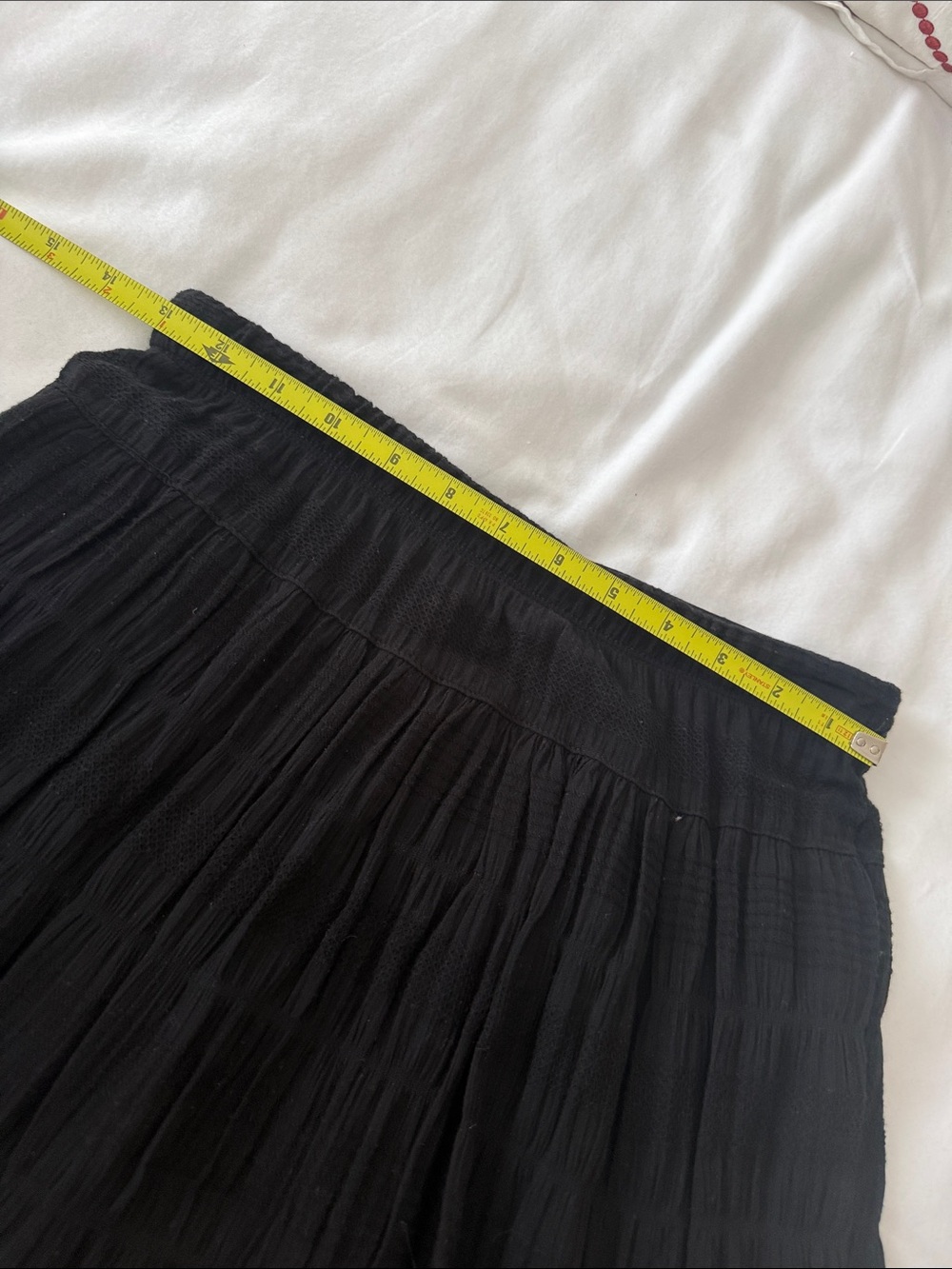 Max Studio Black Tiered Maxi Skirt - Picture 5 of 8